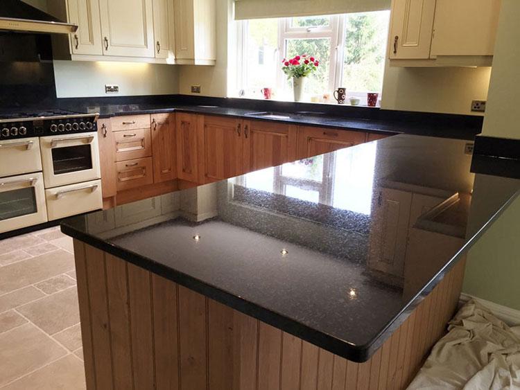 black pearl granite worktop