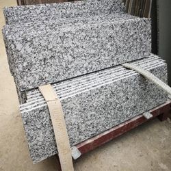 Spray White Granite Steps