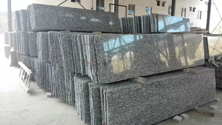 Spray White Granite Cut To Size